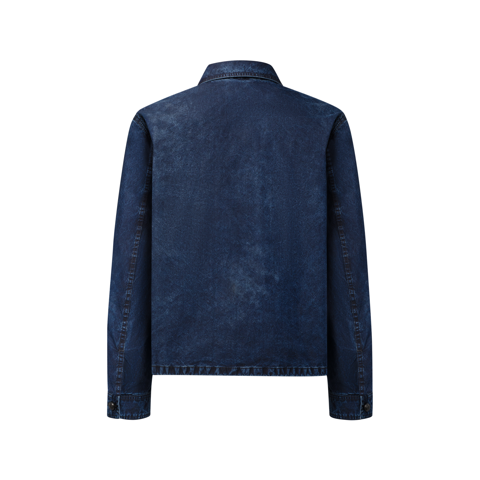 Technical Zippered Indigo Jacket - Men - Ready-to-Wear | LOUIS